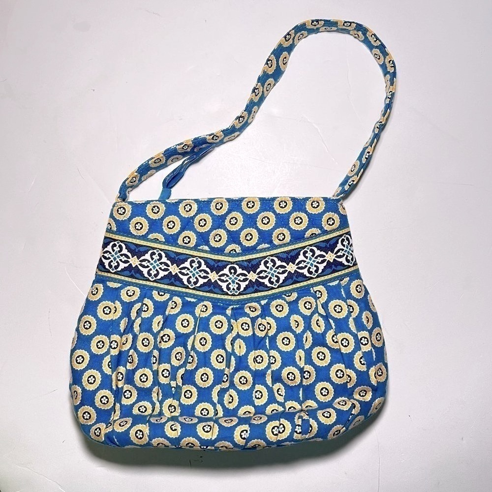 VERA BRADLEY Riviera Blue Hannah Quilted Bag